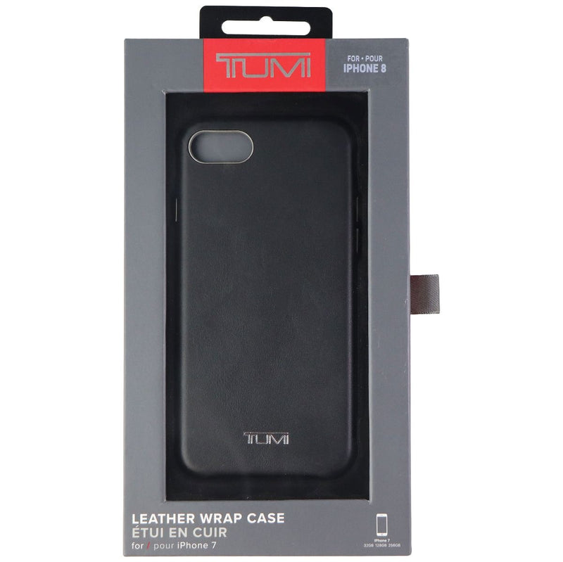 Tumi Leather Wrap Case for Apple iPhone 8 / 7 Smartphones - Black - Tumi - Simple Cell Shop, Free shipping from Maryland!