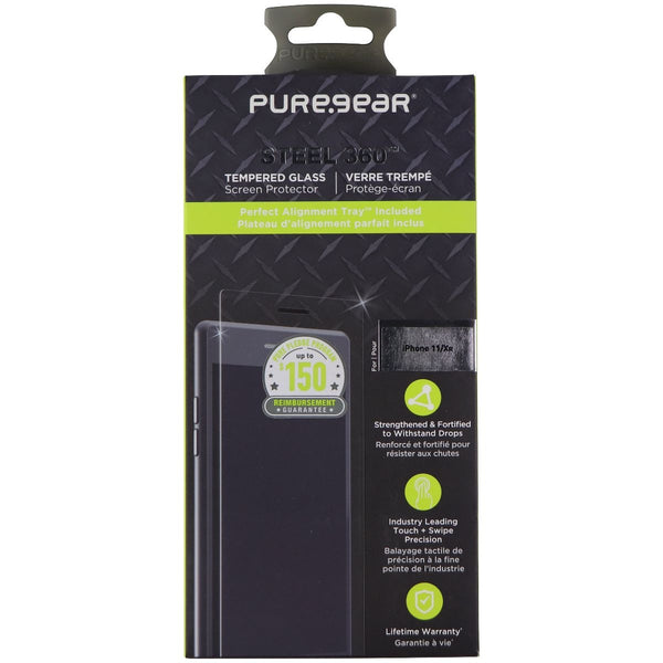 PureGear Steel 360 Tempered Glass for iPhone XR with Easy Install Alignment Tray - PureGear - Simple Cell Shop, Free shipping from Maryland!