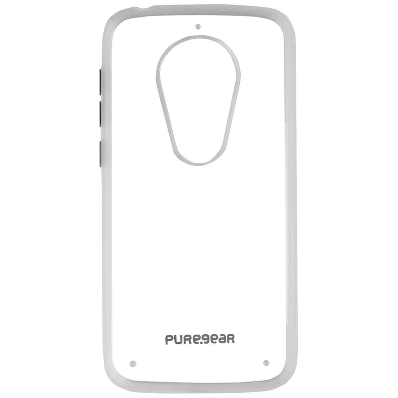 PureGear Slim Shell Series Hard Case for Motorola Moto E5 Play - Clear/Frost - PureGear - Simple Cell Shop, Free shipping from Maryland!