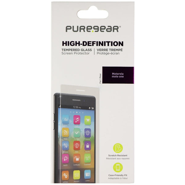PureGear High-Definition Tempered Glass Screen Protector for Motorola Moto One - PureGear - Simple Cell Shop, Free shipping from Maryland!