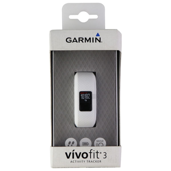 Garmin Vívofit 3 Activity Tracker, WW, Regular Fit (010-01608-07) - White - Garmin - Simple Cell Shop, Free shipping from Maryland!