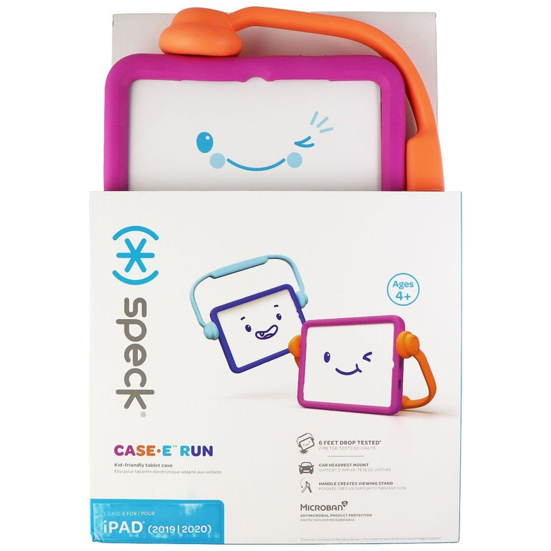 Speck Case-E Run Case for iPad (10.2) 9th/8th/7th Gen - Vibe Violet/Flux Orange - Speck - Simple Cell Shop, Free shipping from Maryland!