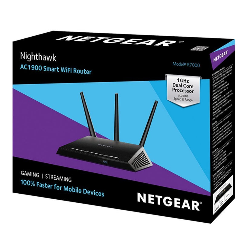 NETGEAR Nighthawk AC1900 Dual Band Wi-Fi Gigabit Gaming Router (R7000) - Netgear - Simple Cell Shop, Free shipping from Maryland!