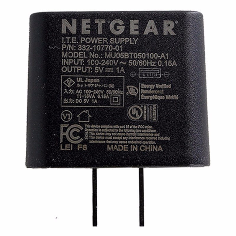 Netgear (MU05BT050100-A1) 5V 1A Wall Adapter for USB Devices - Black