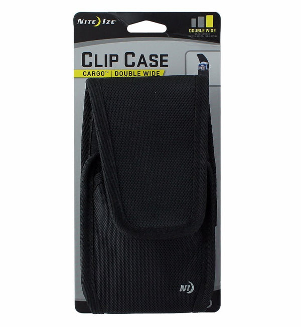 Nite Ize Universal Clip Cargo Case Rugged Holster - Double Wide - Black - Nite Ize - Simple Cell Shop, Free shipping from Maryland!