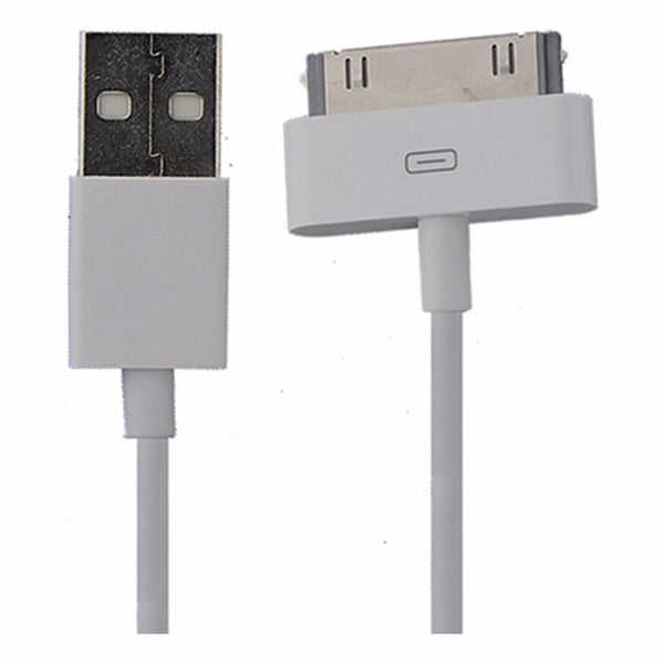 Onn ( ONA1IP4 - SC17 ) 4Ft USB Cable for 30 Pin Devices - White - ONN - Simple Cell Shop, Free shipping from Maryland!