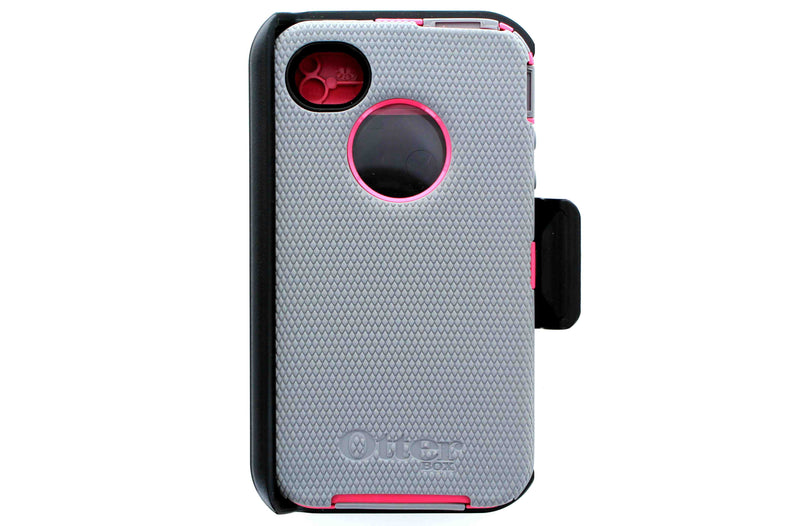 OtterBox Defender Case for iPhone 4 4S Peony Pink/Gunmetal Gray * OEM Original - OtterBox - Simple Cell Shop, Free shipping from Maryland!