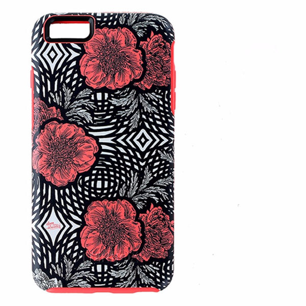 OtterBox Symmetry Hybrid Case for iPhone 6s Plus/6 Plus - Black/Pink/Flowers - OtterBox - Simple Cell Shop, Free shipping from Maryland!
