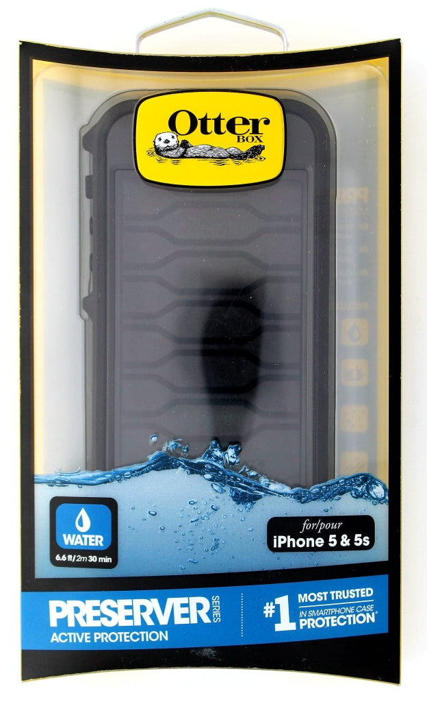 OtterBox Preserver Case for iPhone SE 5 5S Carbon Black * Cover OEM Original - OtterBox - Simple Cell Shop, Free shipping from Maryland!