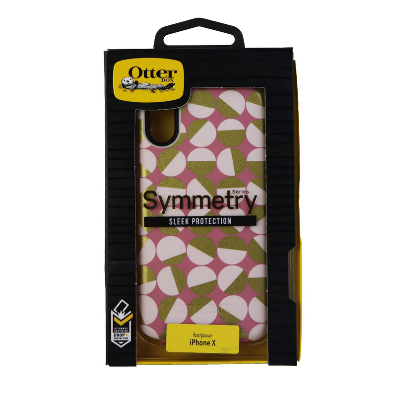 OtterBox Symmetry Series Hybrid Case for Apple iPhone X 10 - Pink Gold White