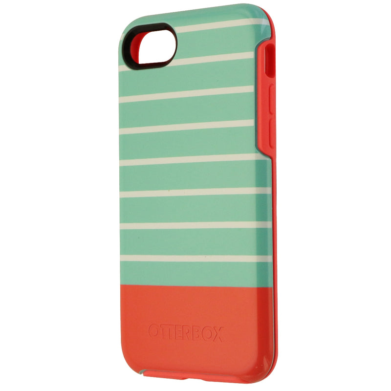 OtterBox Symmetry Series Case for iPhone 8 7 - Pink / Green and White Stripes - OtterBox - Simple Cell Shop, Free shipping from Maryland!