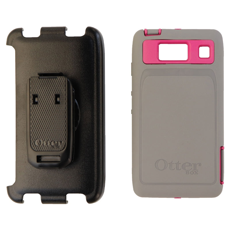 OtterBox Defender Series Case Cover for Motorola Droid RAZR HD - Gray/Pink - OtterBox - Simple Cell Shop, Free shipping from Maryland!