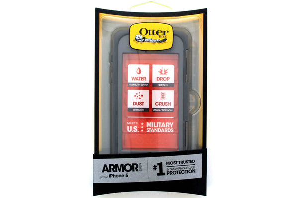 OtterBox Armor Case for iPhone 5 Black/Orange * Cover OEM Original - OtterBox - Simple Cell Shop, Free shipping from Maryland!