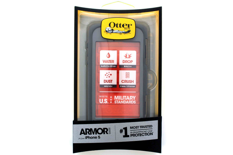 OtterBox Armor Case for iPhone 5 Black/Orange * Cover OEM Original - OtterBox - Simple Cell Shop, Free shipping from Maryland!