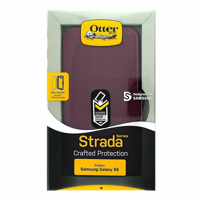 OtterBox Strada Folio Case for Samsung Galaxy S6 Dark Red *Cover OEM - OtterBox - Simple Cell Shop, Free shipping from Maryland!