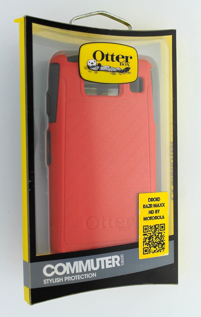 OtterBox Commuter Case for  Droid Razr Maxx HD Bolt Orange/Gray * OEM Original - OtterBox - Simple Cell Shop, Free shipping from Maryland!