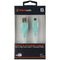 Blackweb (6-Foot) USB to USB-C Charge/Sync Braided Cable - Teal / White - BlackWeb - Simple Cell Shop, Free shipping from Maryland!