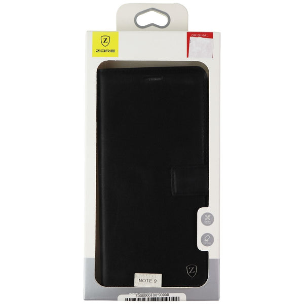 Zore Folio Wallet Case for Samsung Galaxy Note9 - Black Syn Leather - Zore - Simple Cell Shop, Free shipping from Maryland!