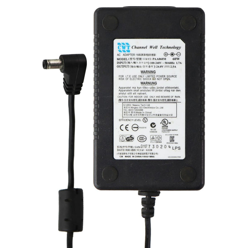 CWT (60 Watt) 24V/2.5A AC Adapter - Black (PAA060M) / Brick Only - CWT - Simple Cell Shop, Free shipping from Maryland!