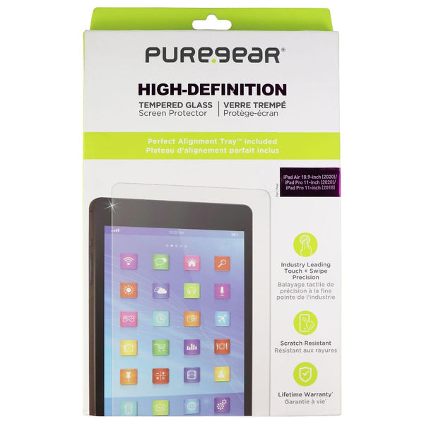 PureGear HD Tempered Glass for iPad Air 10.9-in & iPad Pro 11-in (2020) - Clear - PureGear - Simple Cell Shop, Free shipping from Maryland!
