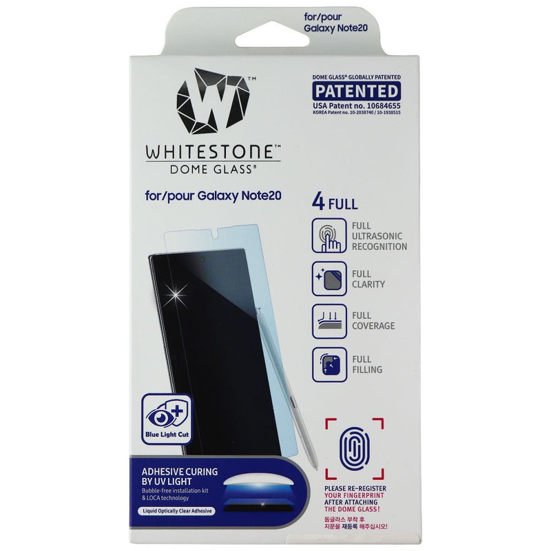 Whitestone Dome Glass Screen Protector for Samsung Galaxy Note20 - Clear - Whitestone - Simple Cell Shop, Free shipping from Maryland!