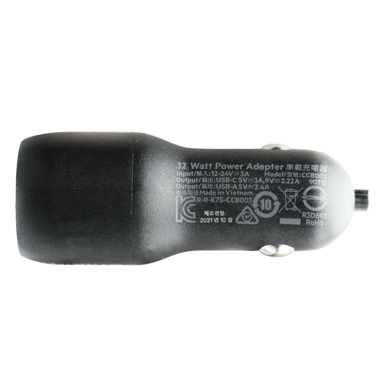 Belkin (32-Watt) Dual Port USB and USB-C Car Charging Adapter - Black - Belkin - Simple Cell Shop, Free shipping from Maryland!