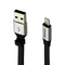 Baseus 2-in-1 Portable Micro/8-Pin to USB Flat Cable - Black - Baseus - Simple Cell Shop, Free shipping from Maryland!