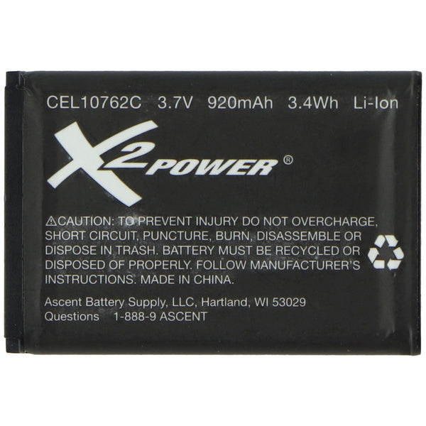 X2POWER Lithium-Ion Battery (CEL10762C) (3.4V/920mAh/3.4Wh) - X2Power - Simple Cell Shop, Free shipping from Maryland!