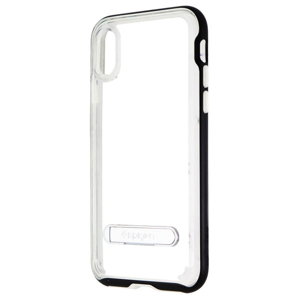 Spigen Crystal Hybrid Metal Kickstand Case for Apple iPhone XS/iPhone X - Black - Spigen - Simple Cell Shop, Free shipping from Maryland!