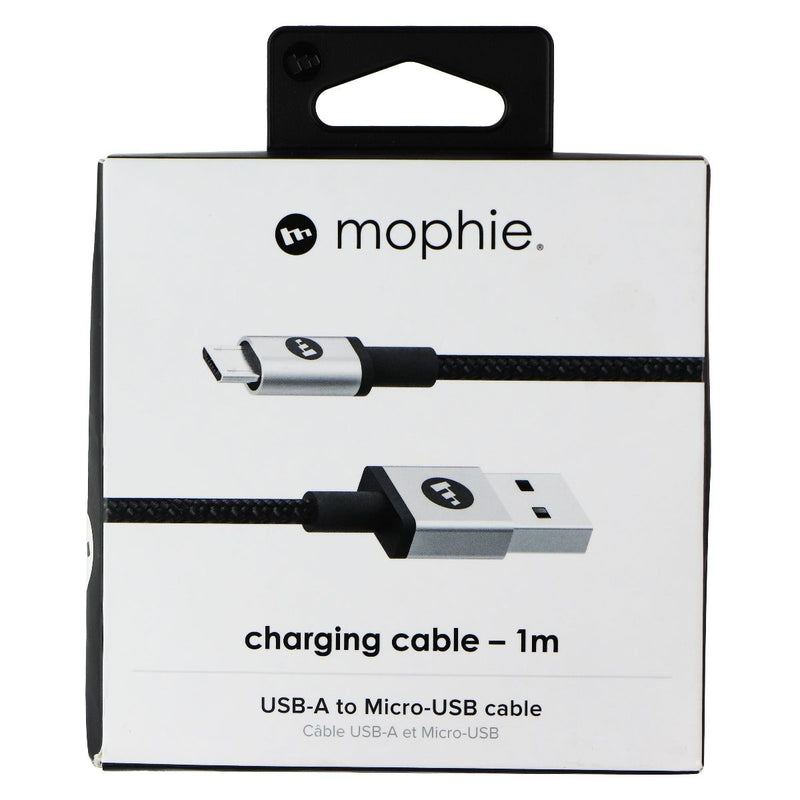 Mophie (3.3-Ft) Braided USB to Micro-USB Charge/Sync Cable - Black/Silver - Mophie - Simple Cell Shop, Free shipping from Maryland!