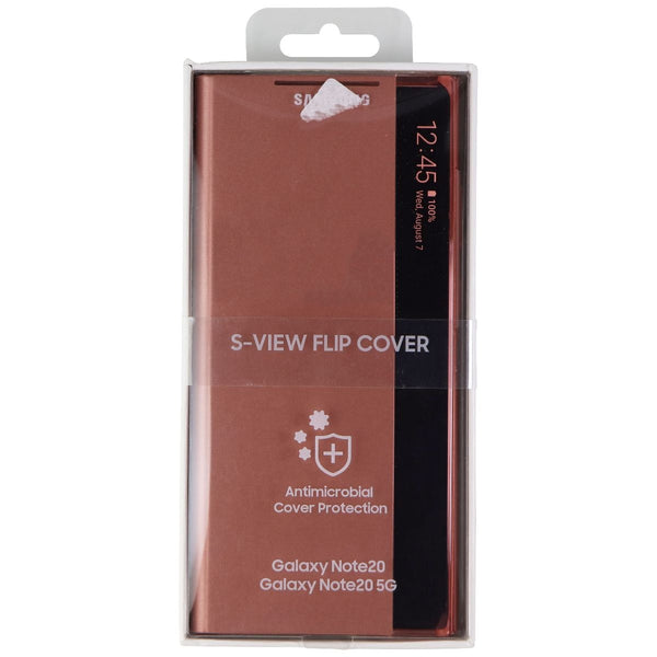 Samsung S-View Flip Cover for Galaxy Note20 / Note20 5G - Bronze - Samsung - Simple Cell Shop, Free shipping from Maryland!