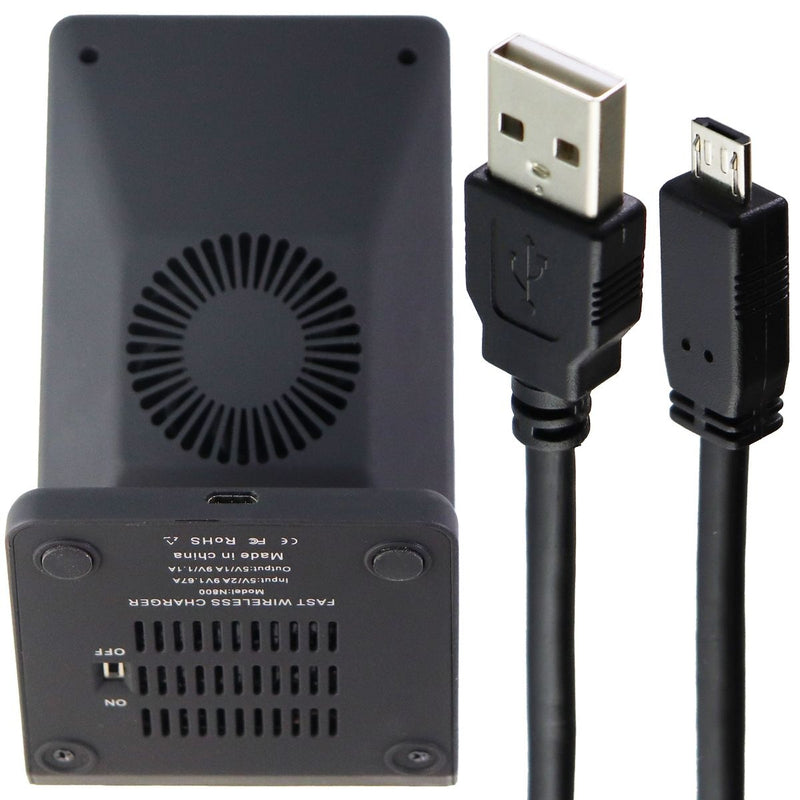 Universal Fast Charge Wireless Charging Stand with Built-in Fan - Black (N800) - Unbranded - Simple Cell Shop, Free shipping from Maryland!