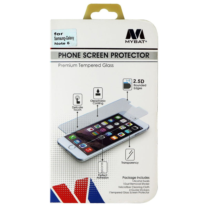 MYBAT Premium Tempered Glass Screen Protector for Samsung Galaxy Note 5 - Clear - MyBat - Simple Cell Shop, Free shipping from Maryland!