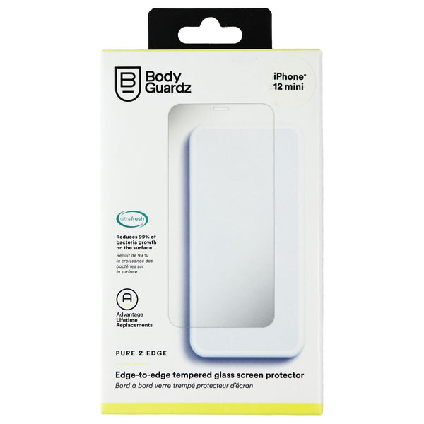 Bodyguardz Pure 2 Edge Tempered Glass Screen Protector for iPhone 12 Mini - BODYGUARDZ - Simple Cell Shop, Free shipping from Maryland!