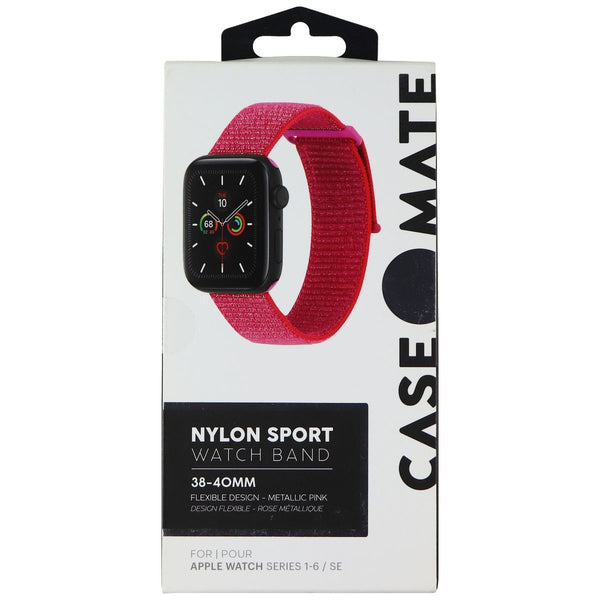 Case-Mate Nylon Sport Watchband for Apple Watch 38mm/40mm Cases - Pink - Case-Mate - Simple Cell Shop, Free shipping from Maryland!