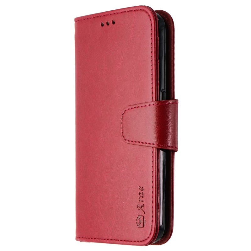 ARAE Leather Wallet Case for Samsung Galaxy S6 Smartphone - Wine Red - ARAE - Simple Cell Shop, Free shipping from Maryland!