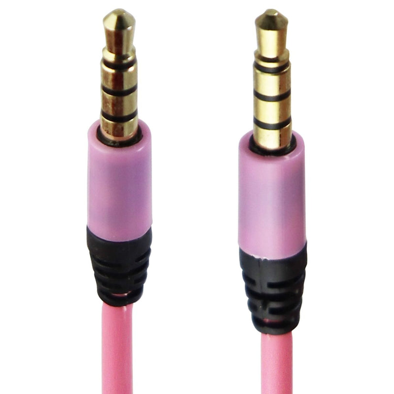Universal 3.3-Ft (1m) Audio Aux Cable 3.5mm to 3.5mm - Pink - Unbranded - Simple Cell Shop, Free shipping from Maryland!
