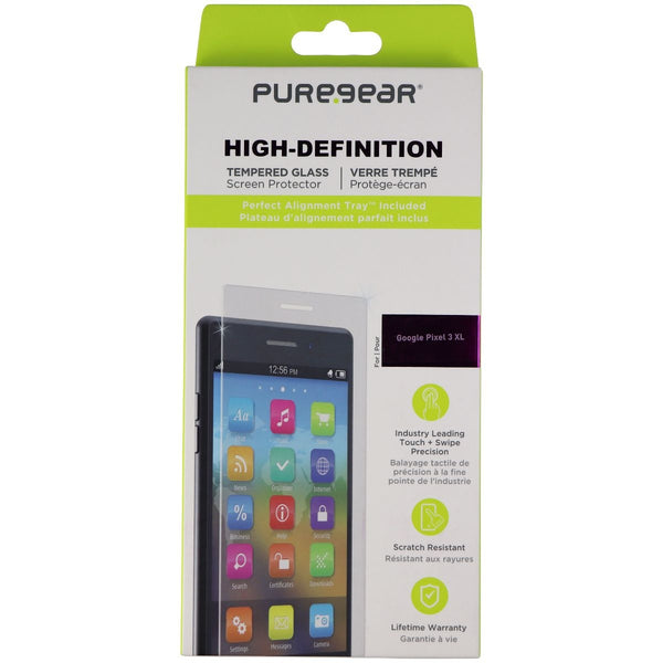 PureGear HD Clear Tempered Glass Screen Protector for Google Pixel 3 XL - Clear - PureGear - Simple Cell Shop, Free shipping from Maryland!