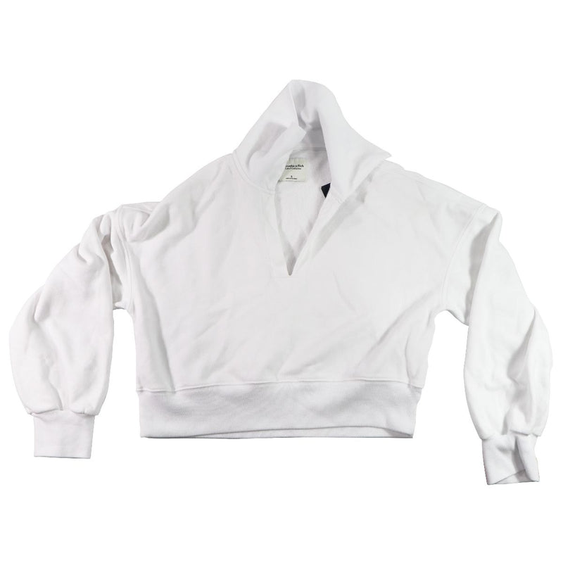Abercrombie & Fitch Soft Collection Crop-Top Sweater - White/Small - Abercrombie & Fitch - Simple Cell Shop, Free shipping from Maryland!