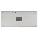 Wireless Compact Bluetooth Keyboard for PC/Windows & More - Silver/White