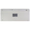 Wireless Compact Bluetooth Keyboard for PC/Windows & More - Silver/White