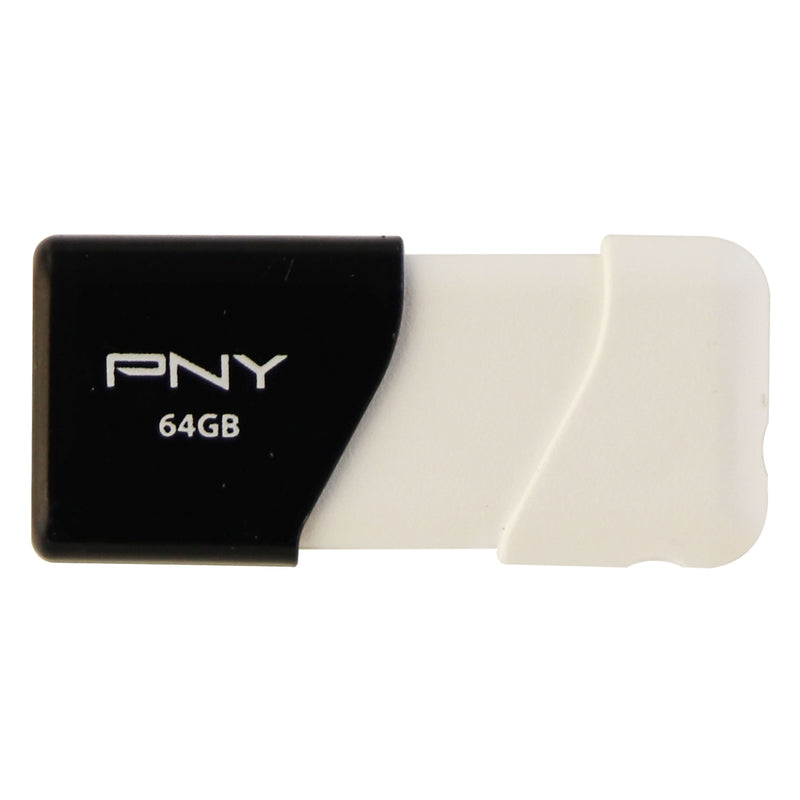 PNY USB Flash Drive with 64GB of Storage for Computers - White / Black - PNY - Simple Cell Shop, Free shipping from Maryland!