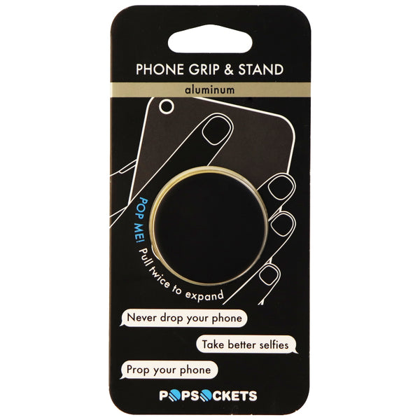 PopSockets: Collapsible Grip & Stand for Phones and Tablets - Black Aluminum - PopSockets - Simple Cell Shop, Free shipping from Maryland!