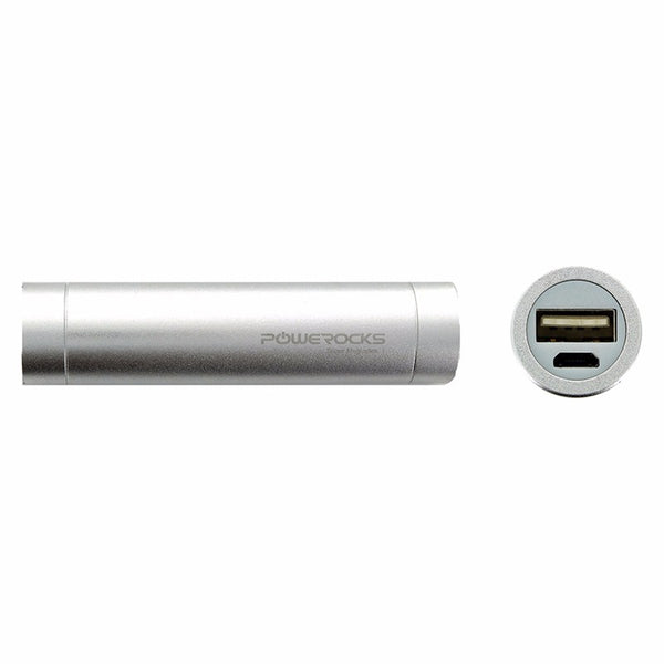 Powerocks Super Magicstick Universal 2800 mAh Portable Battery Silver - Powerocks - Simple Cell Shop, Free shipping from Maryland!