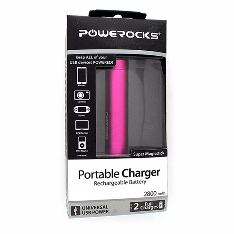 Powerocks Super Magicstick Universal 2800 mAh Portable Battery Black - Powerocks - Simple Cell Shop, Free shipping from Maryland!