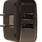 PureGear Universal 17W 3.4A Dual USB Port Wall Charger Charging Adapter - Black