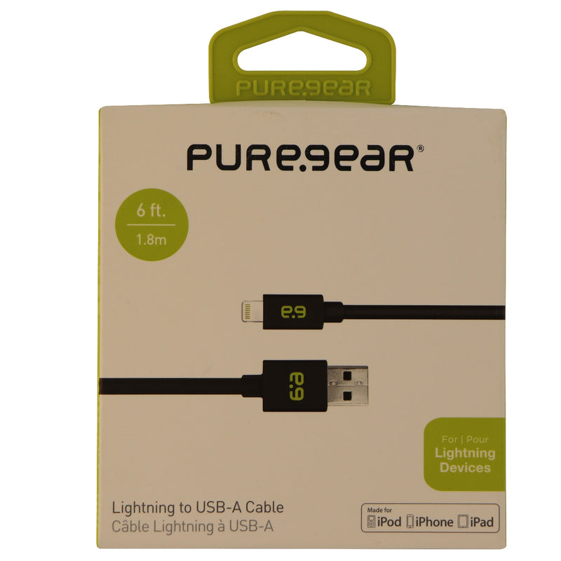 PureGear ( 60705PG ) 6Ft Charge and Sync Cable for iPhones - Black - PureGear - Simple Cell Shop, Free shipping from Maryland!