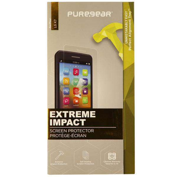 PureGear Extreme Impact Screen Protector with Alignment Tray for LG K7 - Clear - PureGear - Simple Cell Shop, Free shipping from Maryland!
