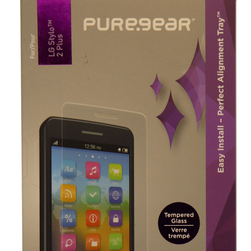 PureGear HD Tempered Glass Screen Protector with Tray for LG Stylo 2 Plus - PureGear - Simple Cell Shop, Free shipping from Maryland!