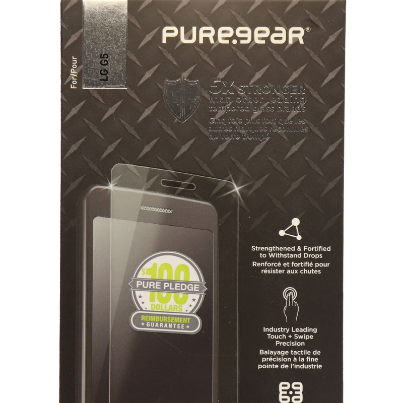 PureGear Steel 360 Tempered Glass Screen Protector for LG G5 - Clear - PureGear - Simple Cell Shop, Free shipping from Maryland!